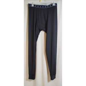 Zelos Men's Large Performance Base Layer Leggings Charcoal Gray Athletic